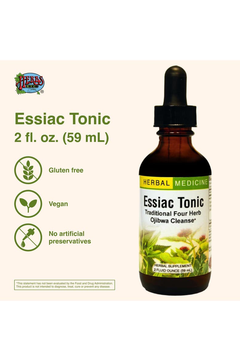 Essiac Tonic 2 oz, Alternate, color, No Color