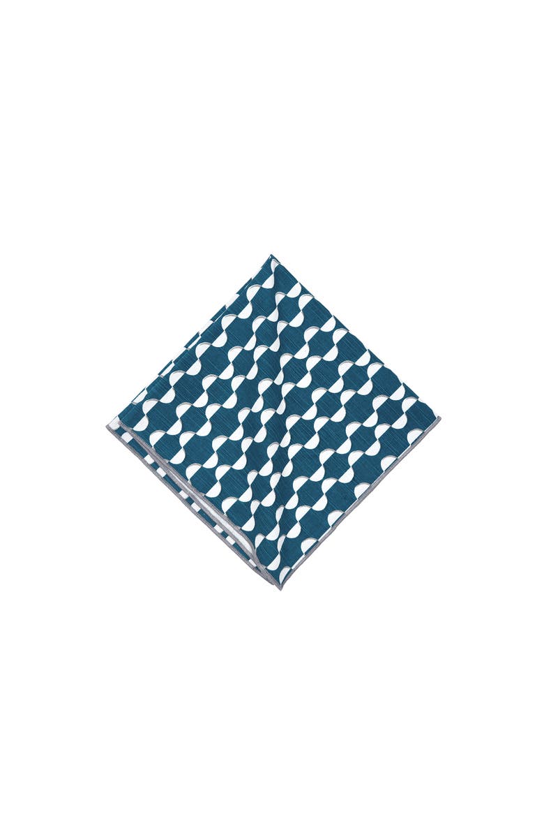 carol & frank Lee Mallard Napkin, Set of 4, Main, color, Blue