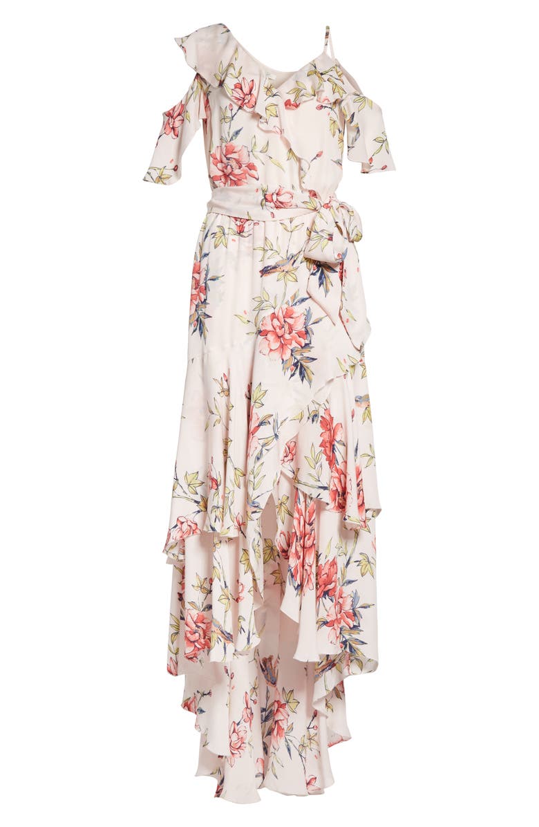 Joie Cristeta Floral Silk Maxi Dress, Alternate, color, 