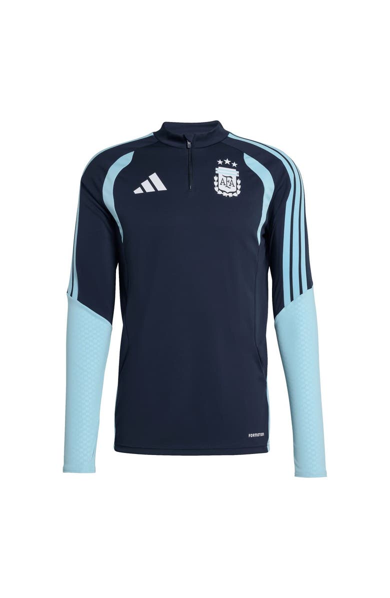 adidas Men's adidas  Navy Argentina National Team FIFA x World Cup 2026 Tiro Quarter-Zip Training Top, Main, color, Navy