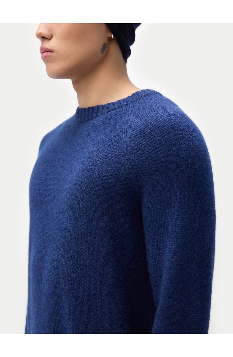 GOBI Mongolian Cashmere Cashmere Raglan Sweater, Alternate, color, Eclipse