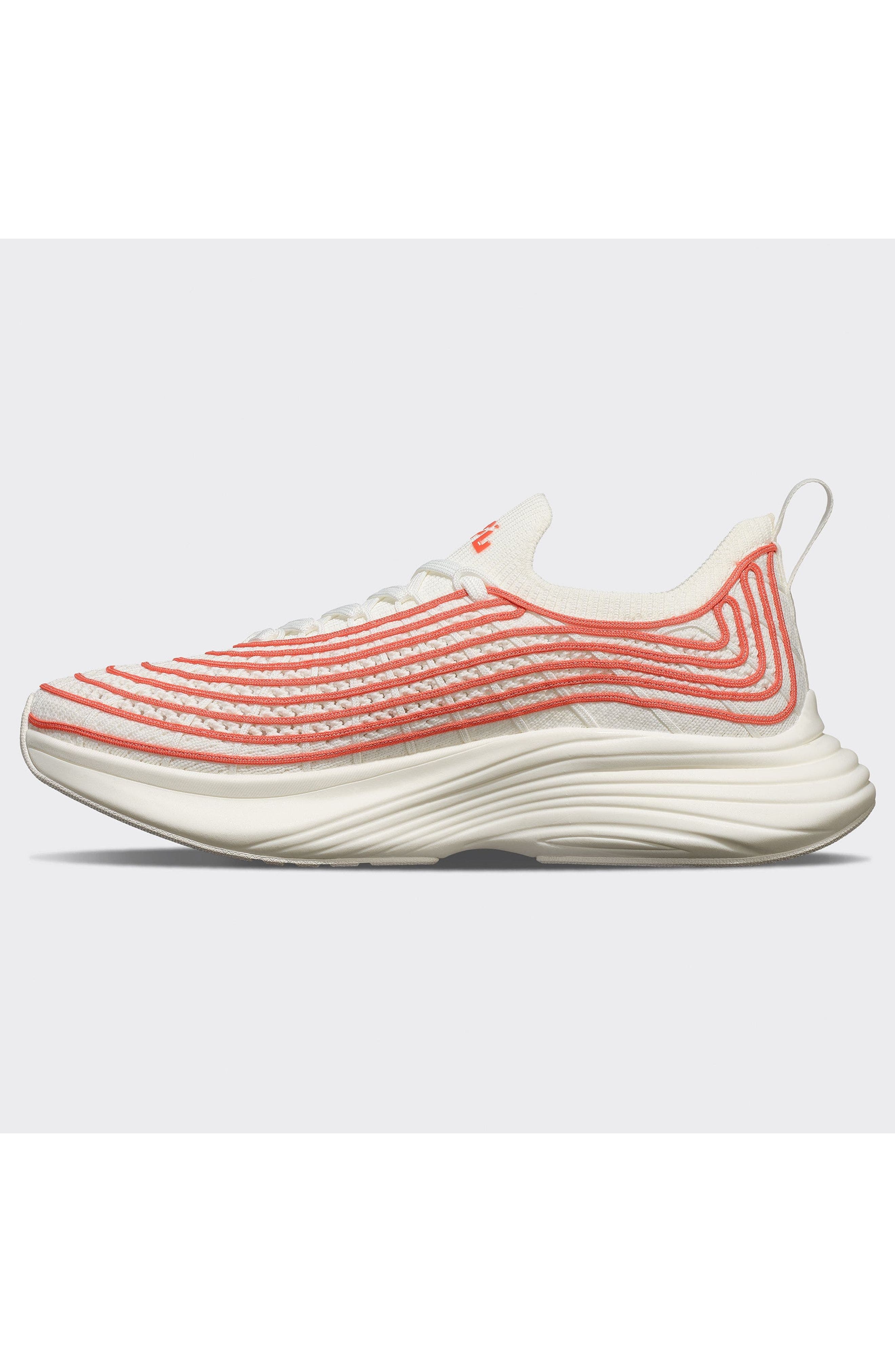 Women's TechLoom Zipline Ivory Blood Orange Sneaker, Alternate, color, Ivory-BloodOrange