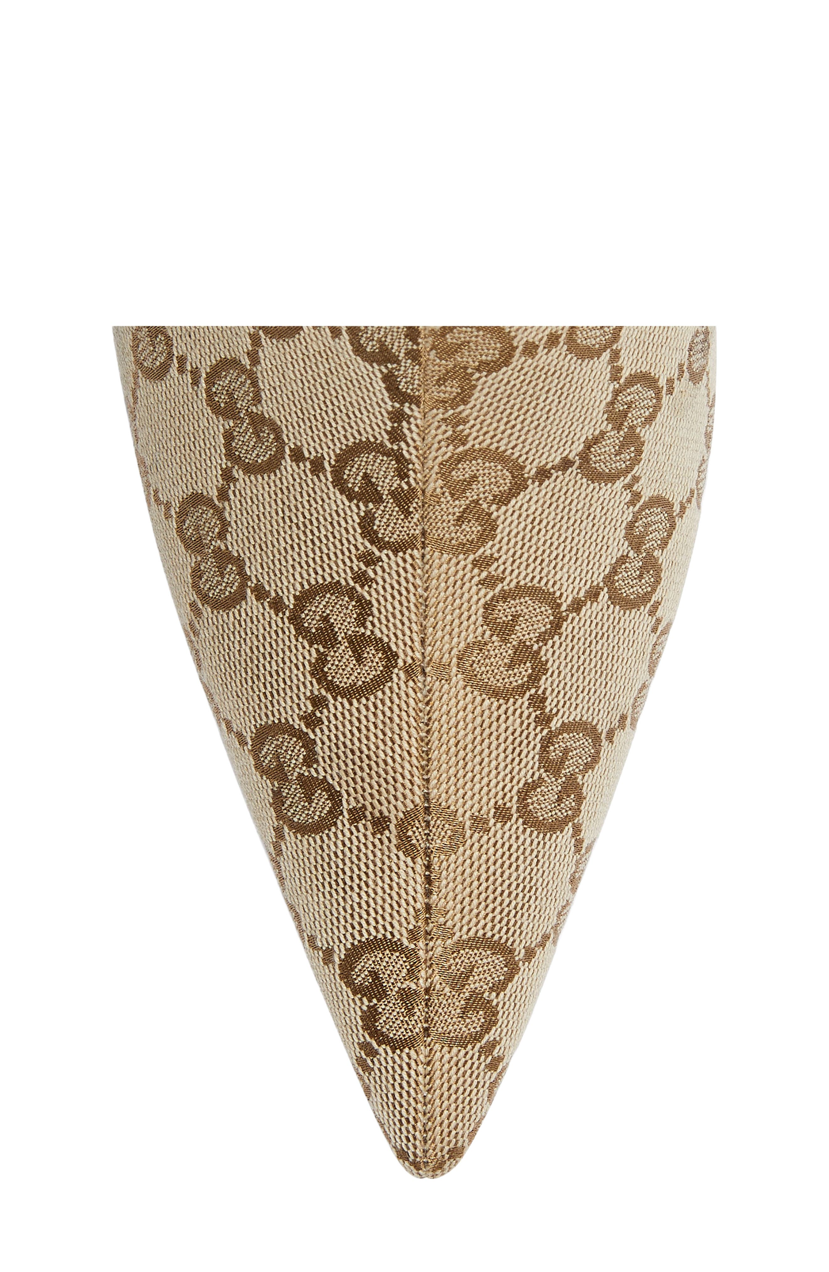 Gucci Trinity Bootie, Alternate, color, 9167 Vintage Sand/ Dark Brown