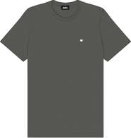 Dalix Mens Lil Heart Midweight Cotton Tee