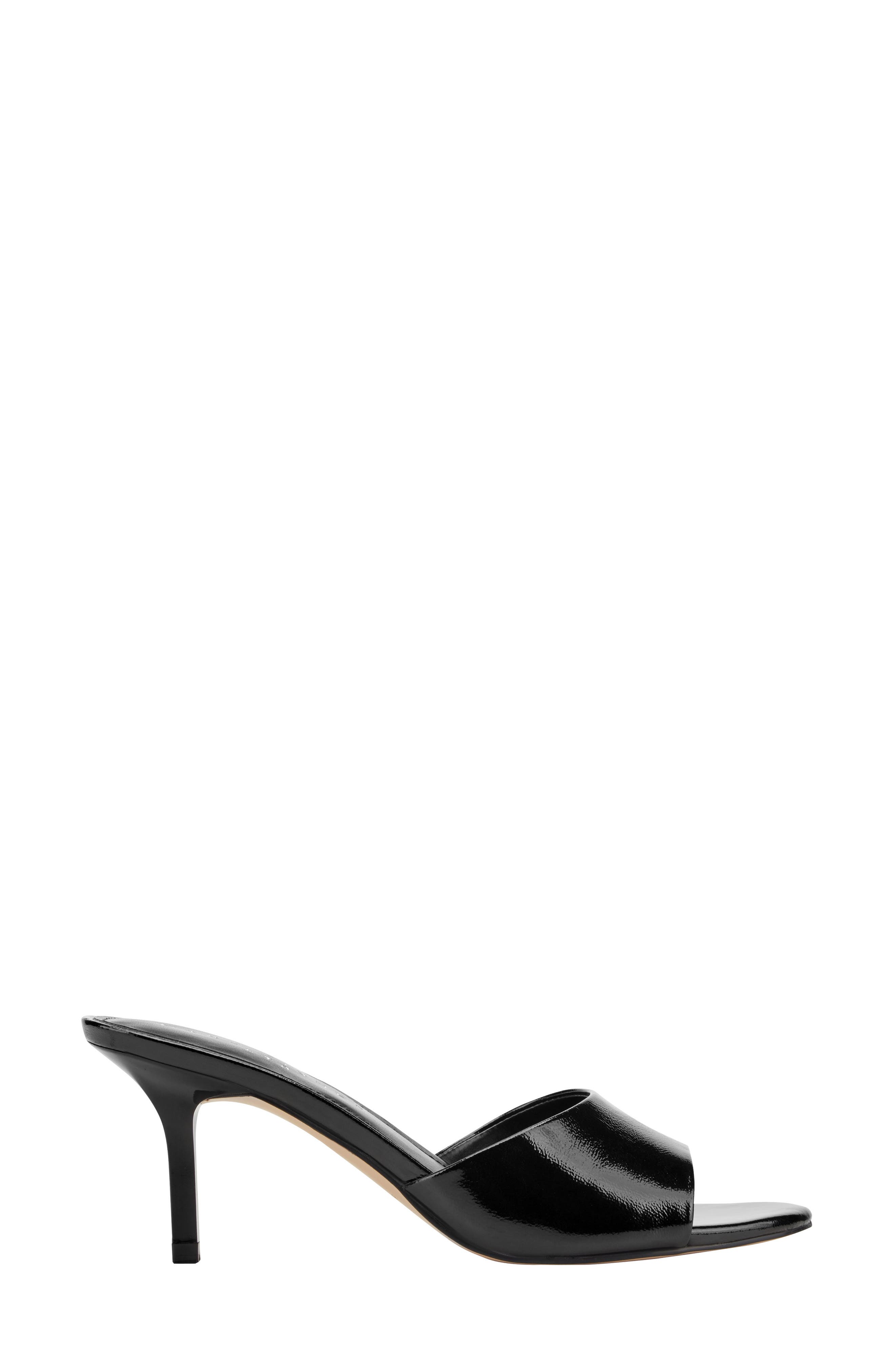 Marc Fisher LTD Finny Slide Sandal, Alternate, color, Black