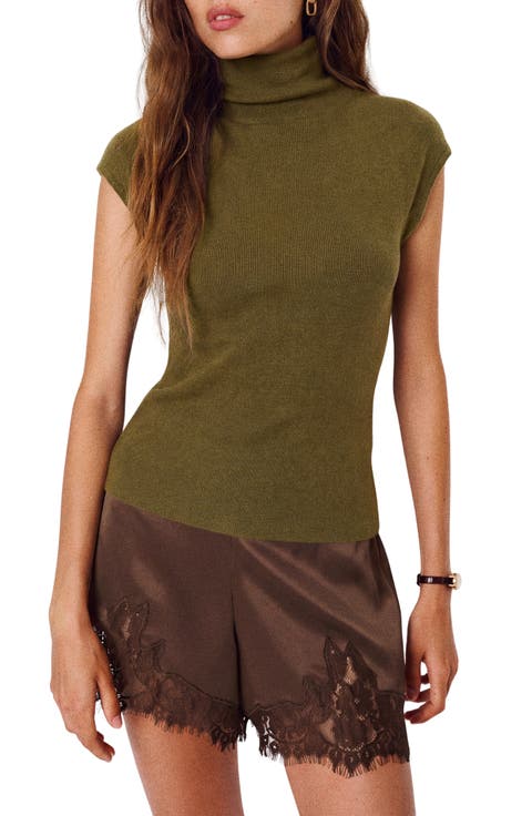 Pien Funnel Neck Knit Top