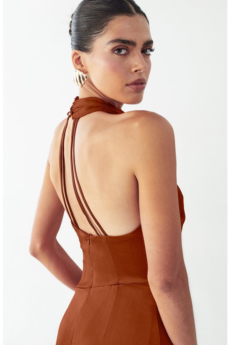Shaw Maxi Dress, Alternate, color, Copper