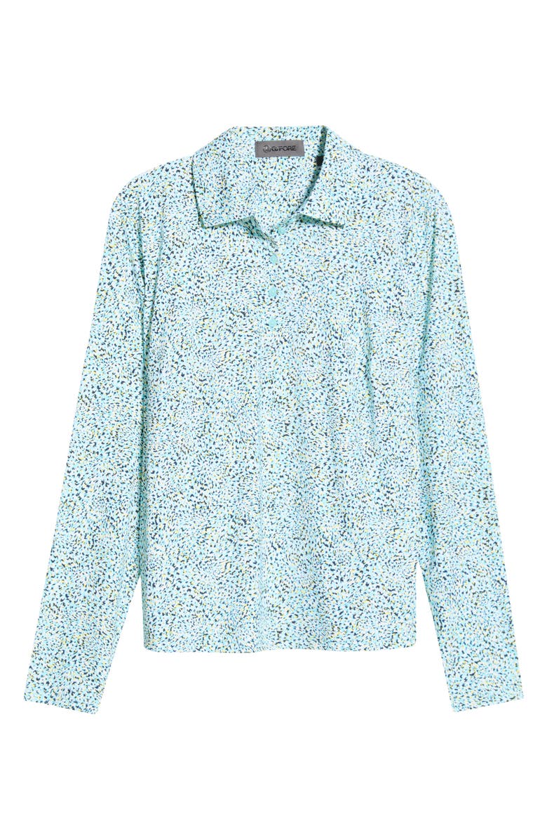 G/FORE Fireworks Print Performance Polo, Alternate, color, Cenote
