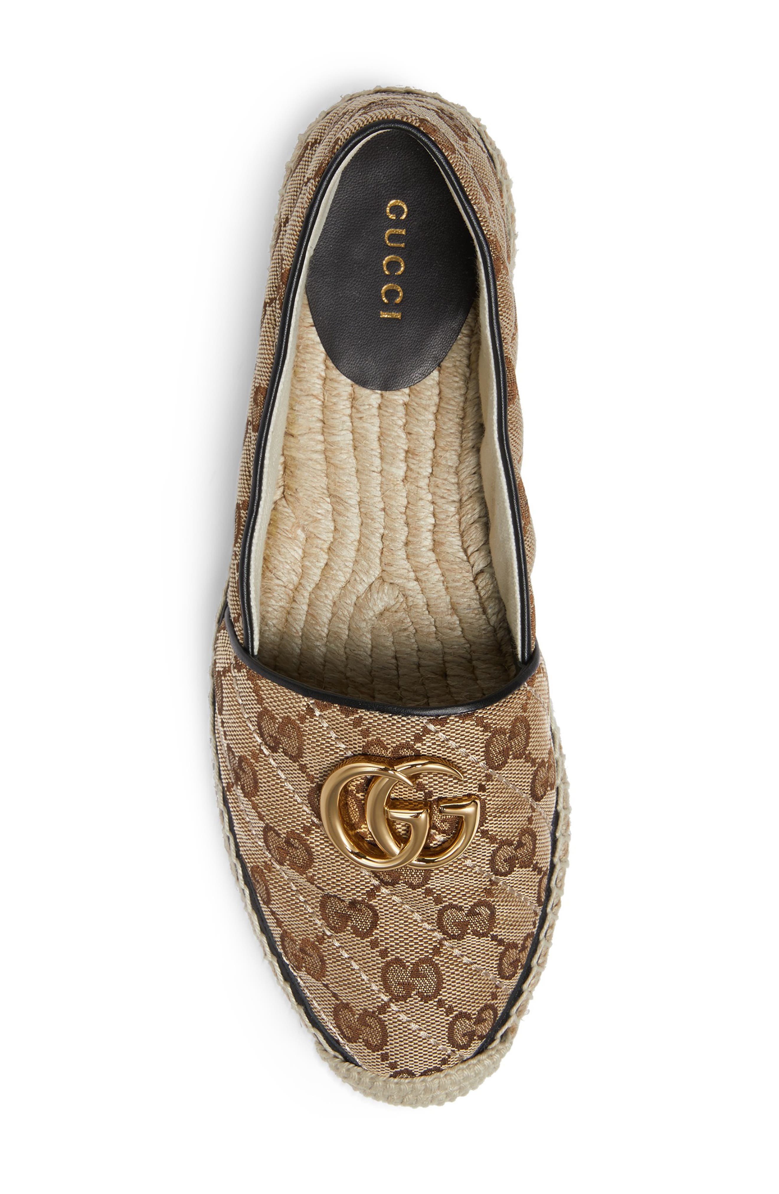 Gucci Pilar Espadrille Flat, Alternate, color, 