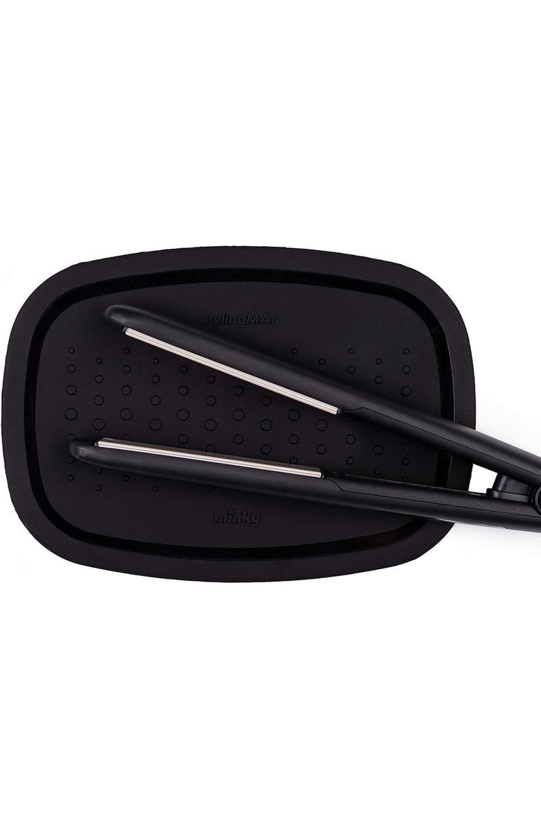 Minky Styling Mat, Alternate, color, Black