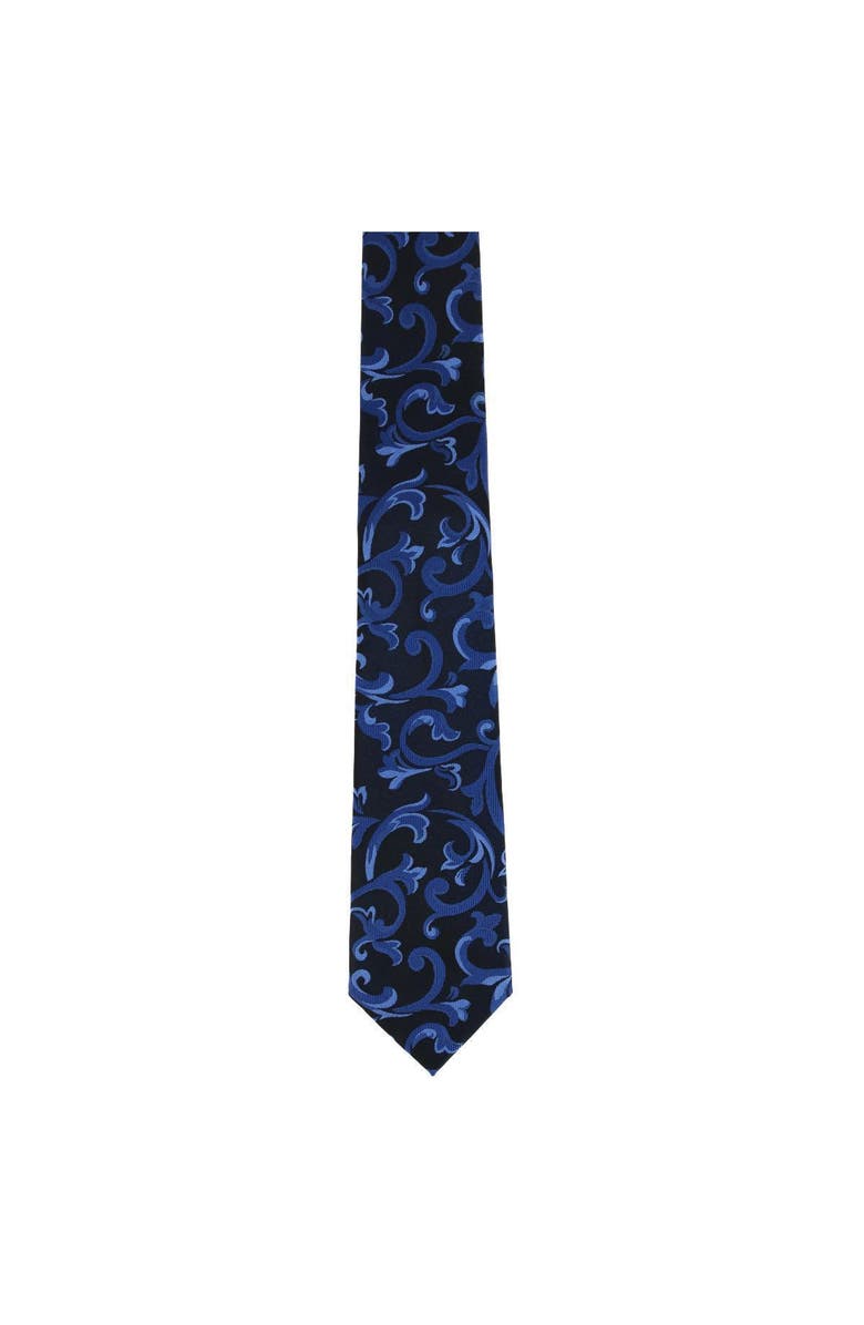 Trafalgar Big & Tall Christian the Romantic Brocade Silk Necktie, Alternate, color, Royal Blue