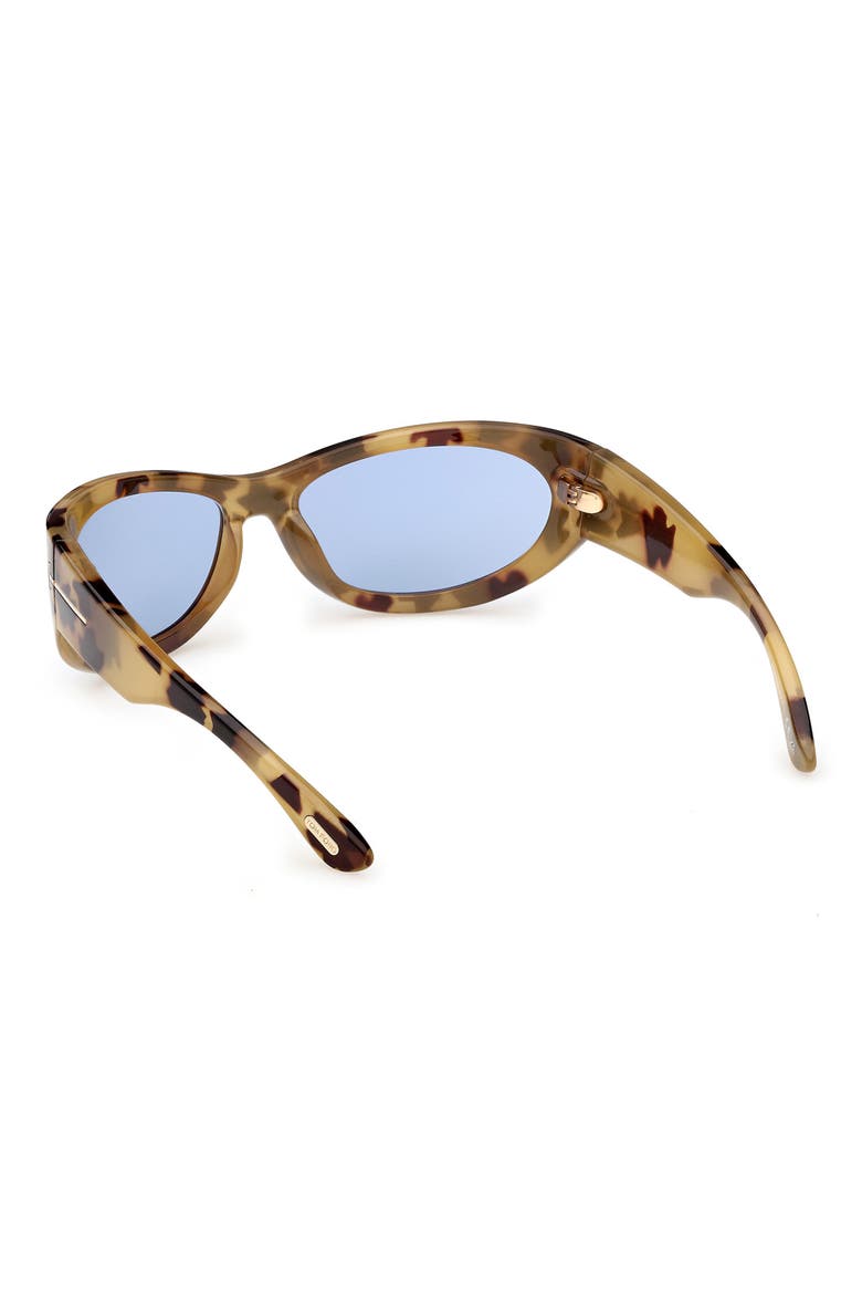 Leona 62mm Cat Eye Sunglasses, Alternate, color, HAVANA/OTHER / BLUE
