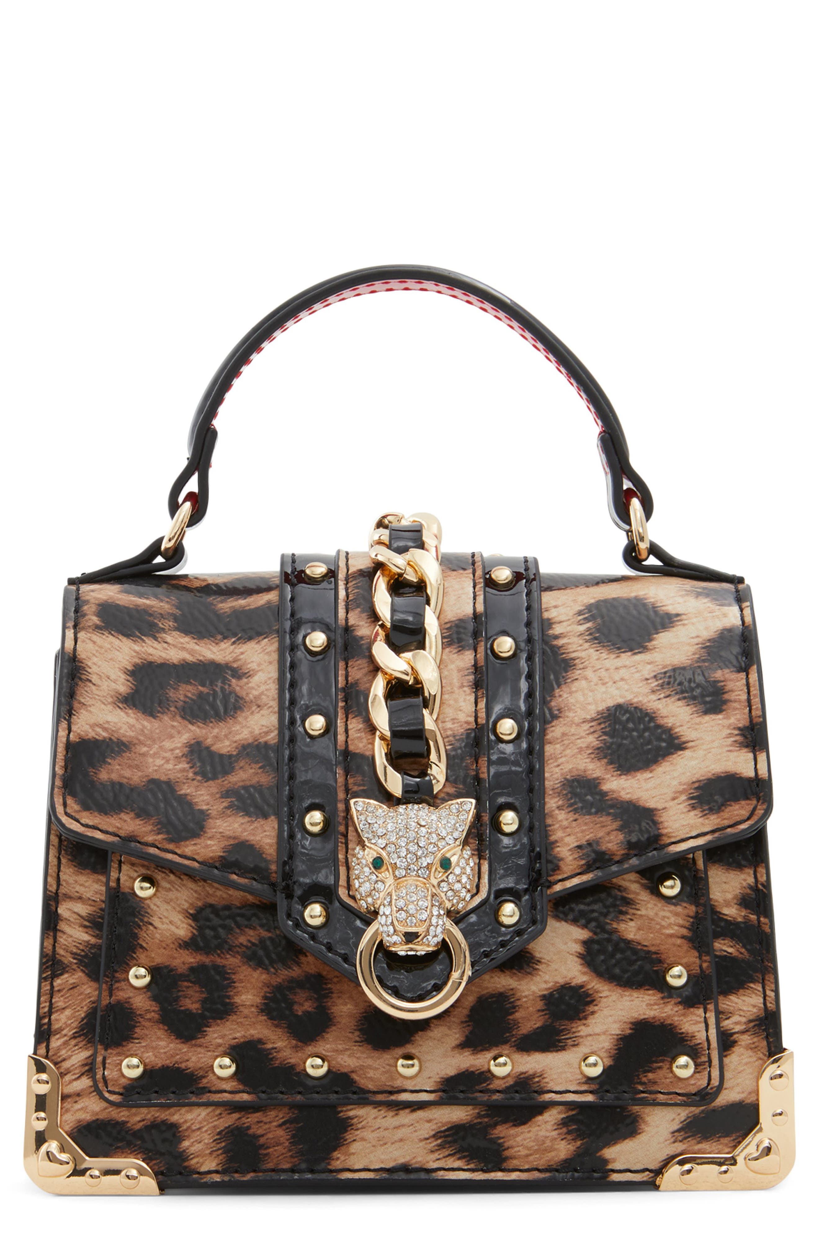 Mini Baro Top Handle Crossbody Bag, Main, color, BROWN MULTI
