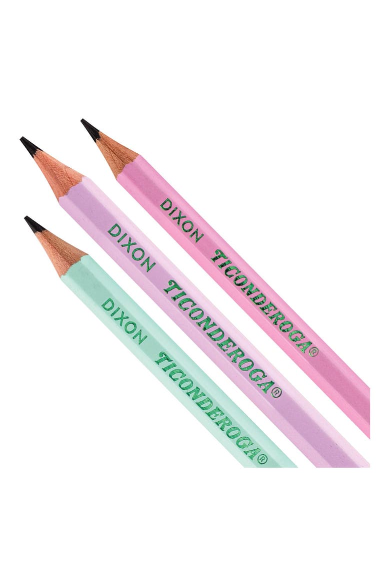 Ticonderoga® Wooden Pastel Pencils Pre-Sharpened - 150 Count, Alternate, color, Multicolored