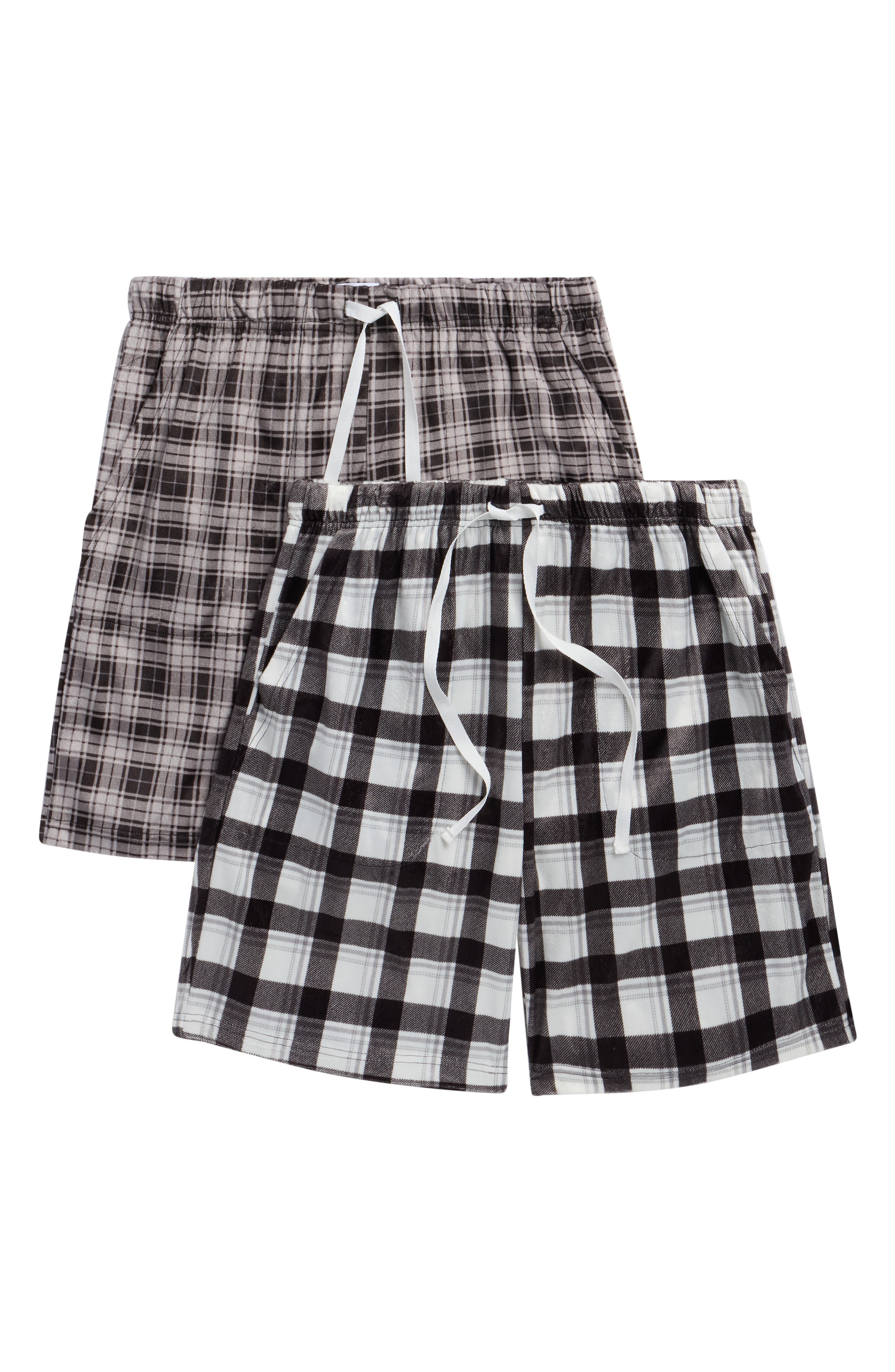 GEOFFREY BEENE 2-Pack Assorted Plaid Pajama Shorts