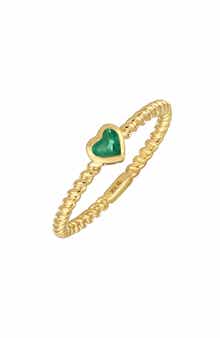Bony Levy El Mar Emerald Heart Ring
