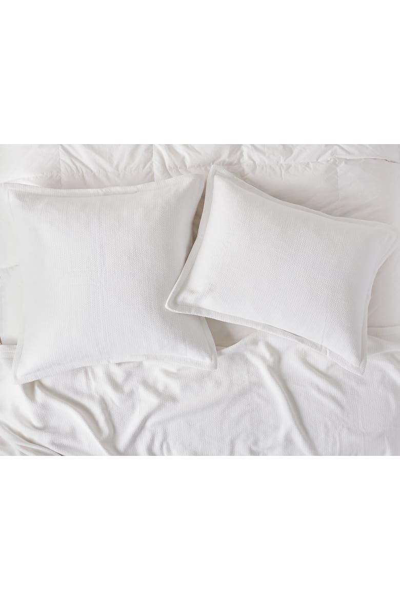 Monroe Euro Sham, Alternate, color, White
