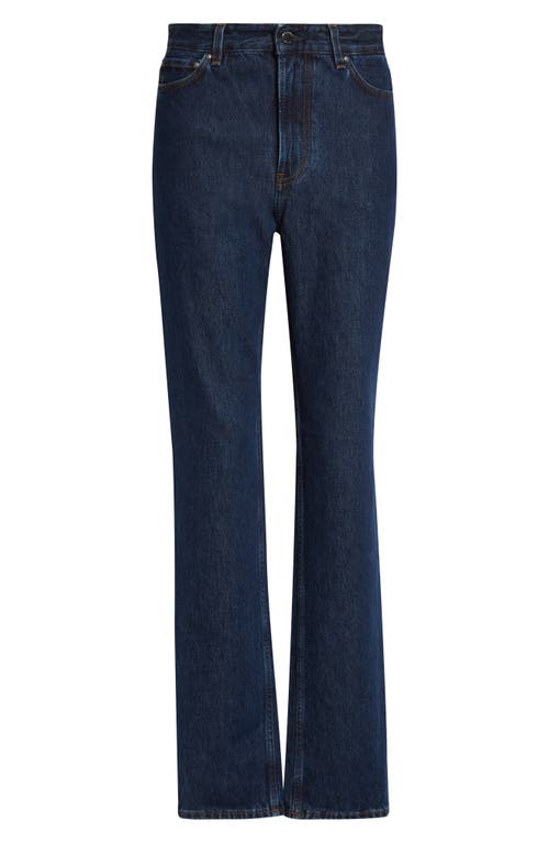 Totême Toteme High Waist Slim Leg Jeans In Purple