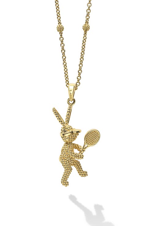 Rare Wonders Karat Tennis Pendant Necklace