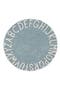  Round Vintage Blue