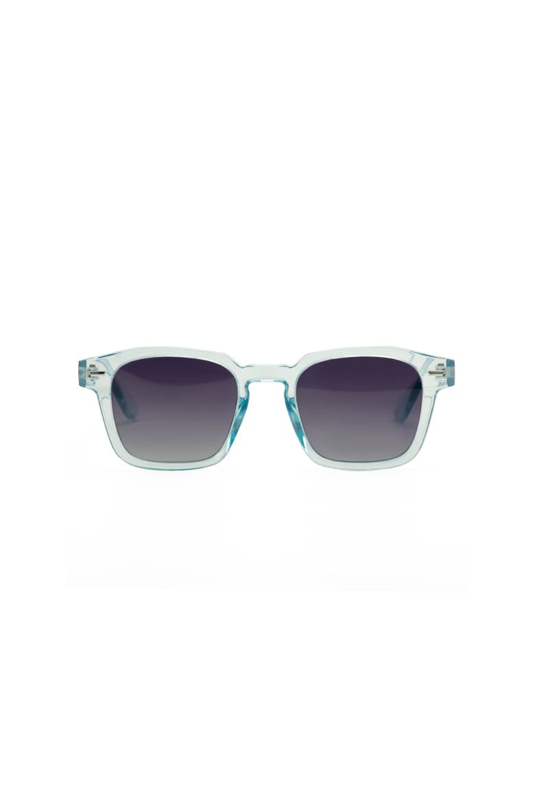 Polarized Vintage Square Sunglasses, Alternate, color, Blue Ivy