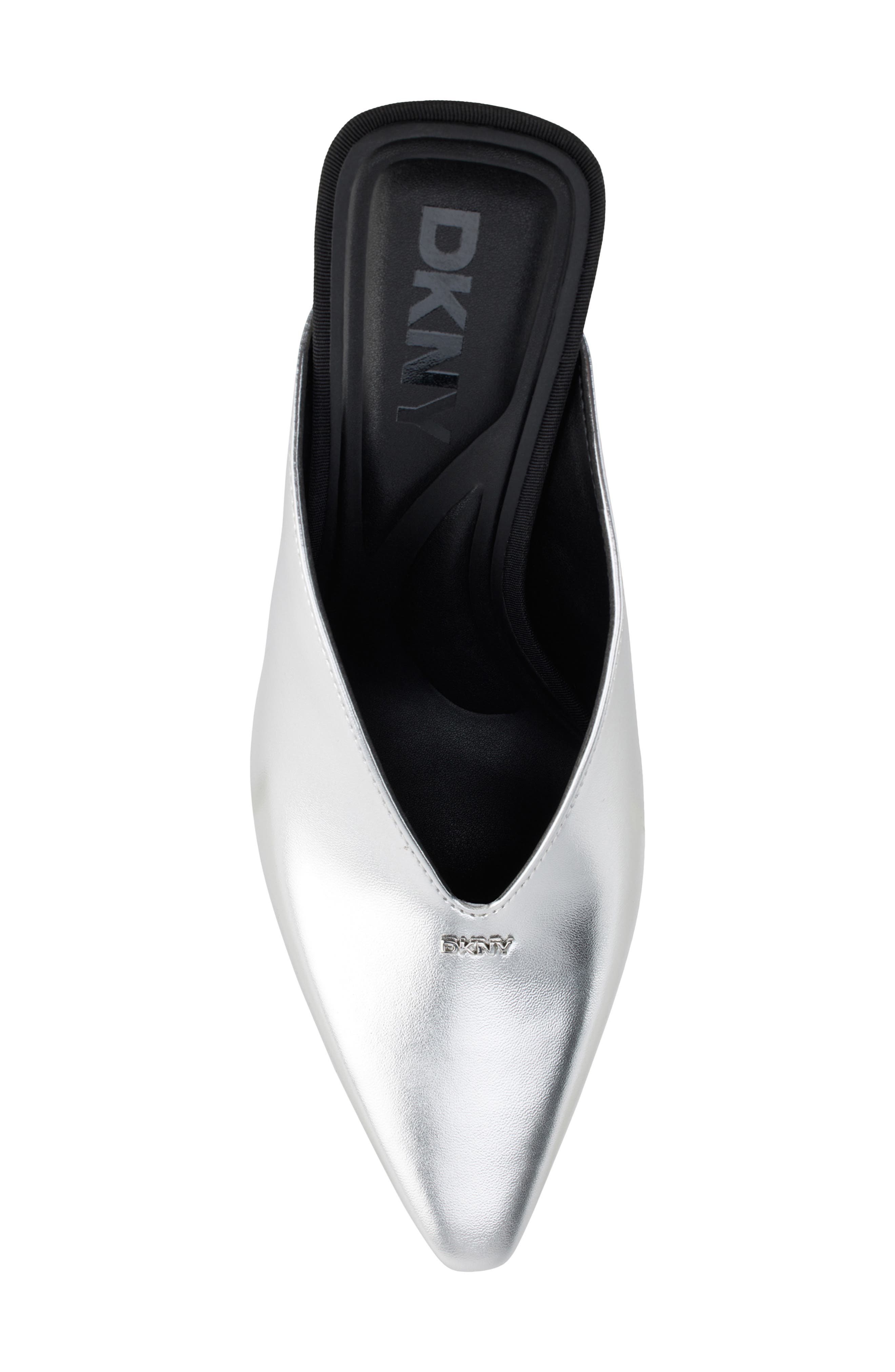 DKNY Cadena Mule, Alternate, color, Silver