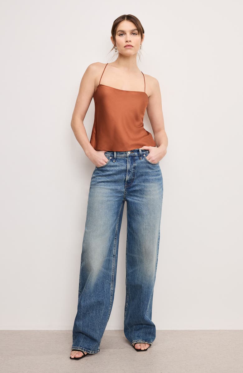 Good American Satin Camisole, Alternate, color, 