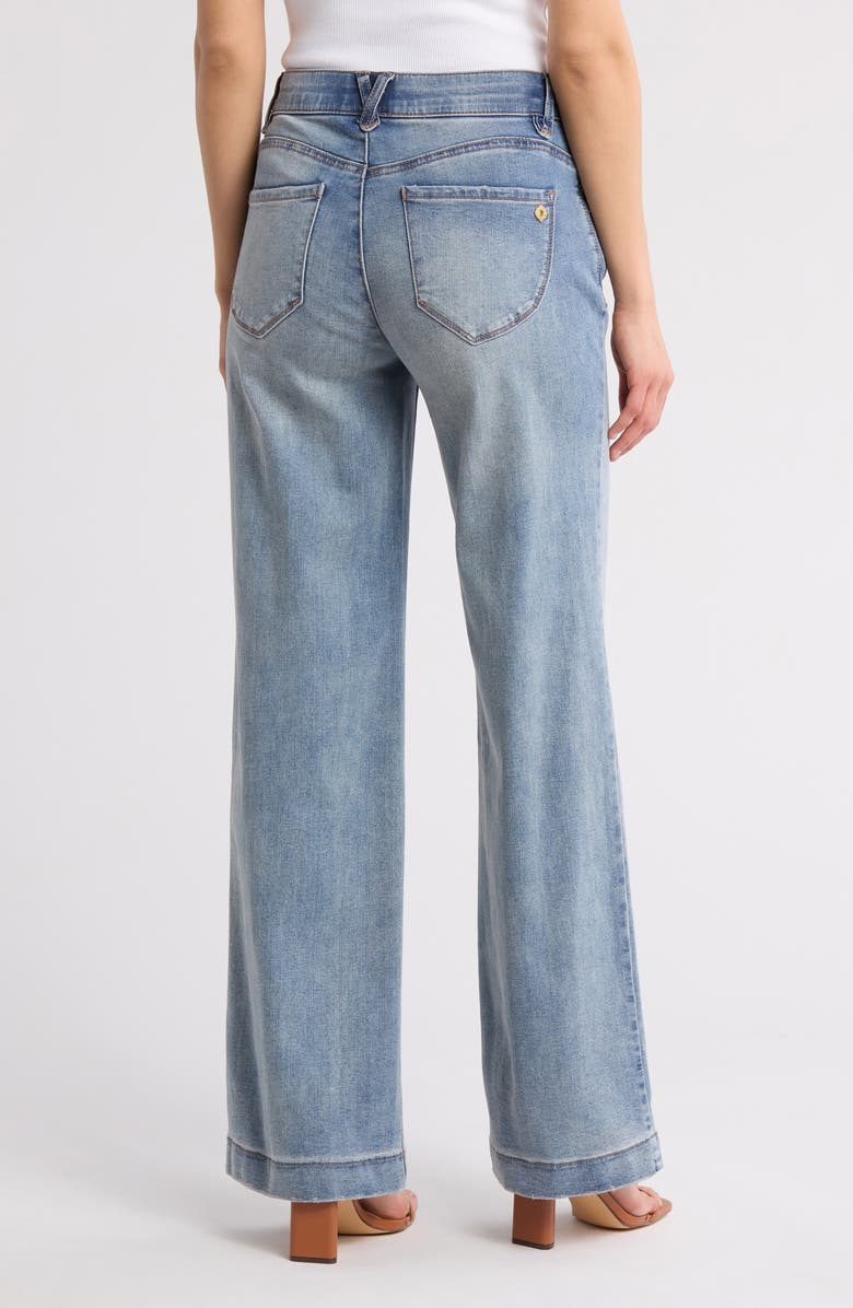 Democracy High Waist Wide Leg Jeans, Alternate, color, Light Blue