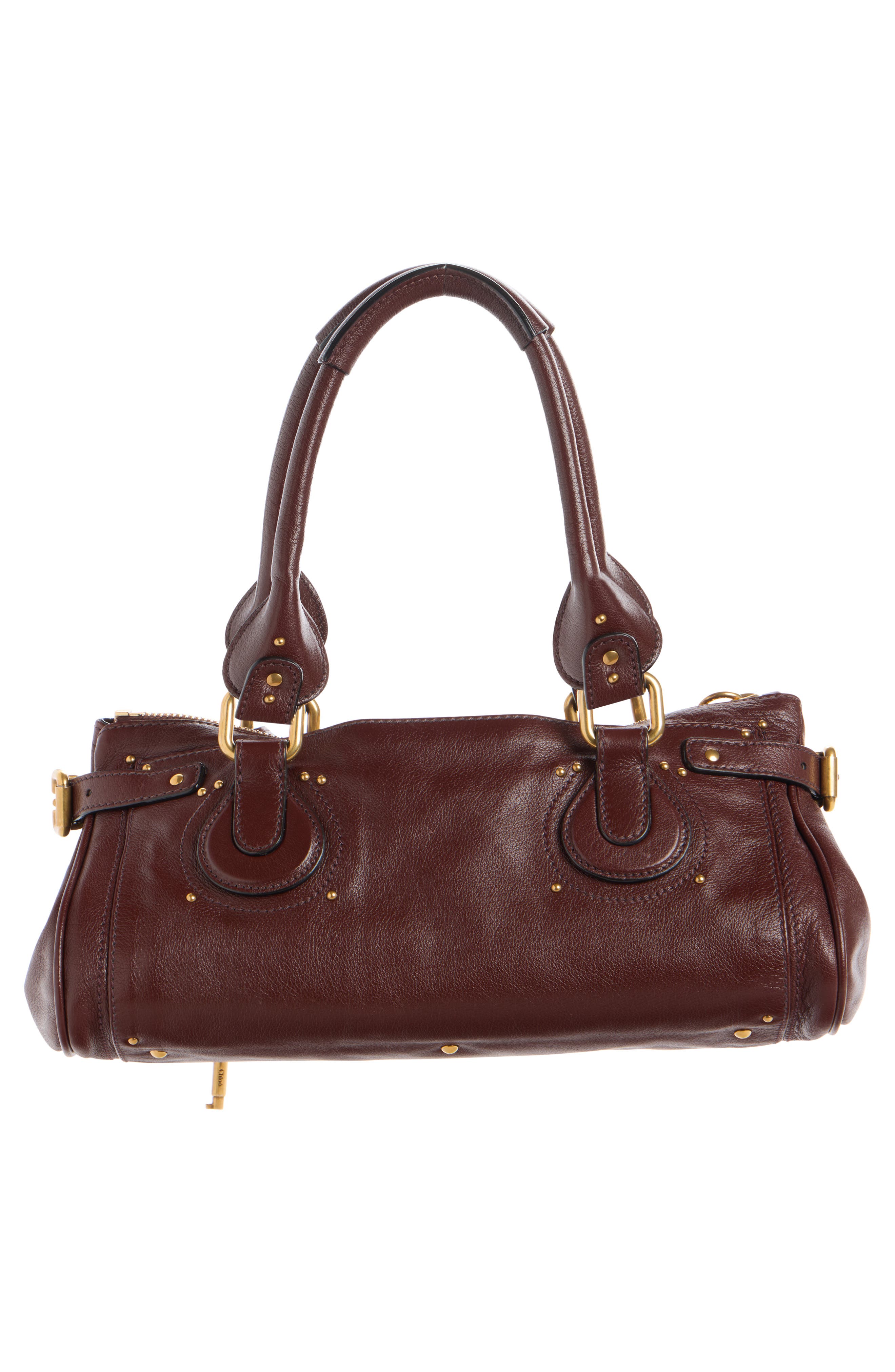 Small Paddington Leather Satchel, Alternate, color, CRAFTY BROWN