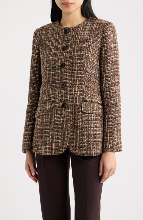 Collarless Blazer