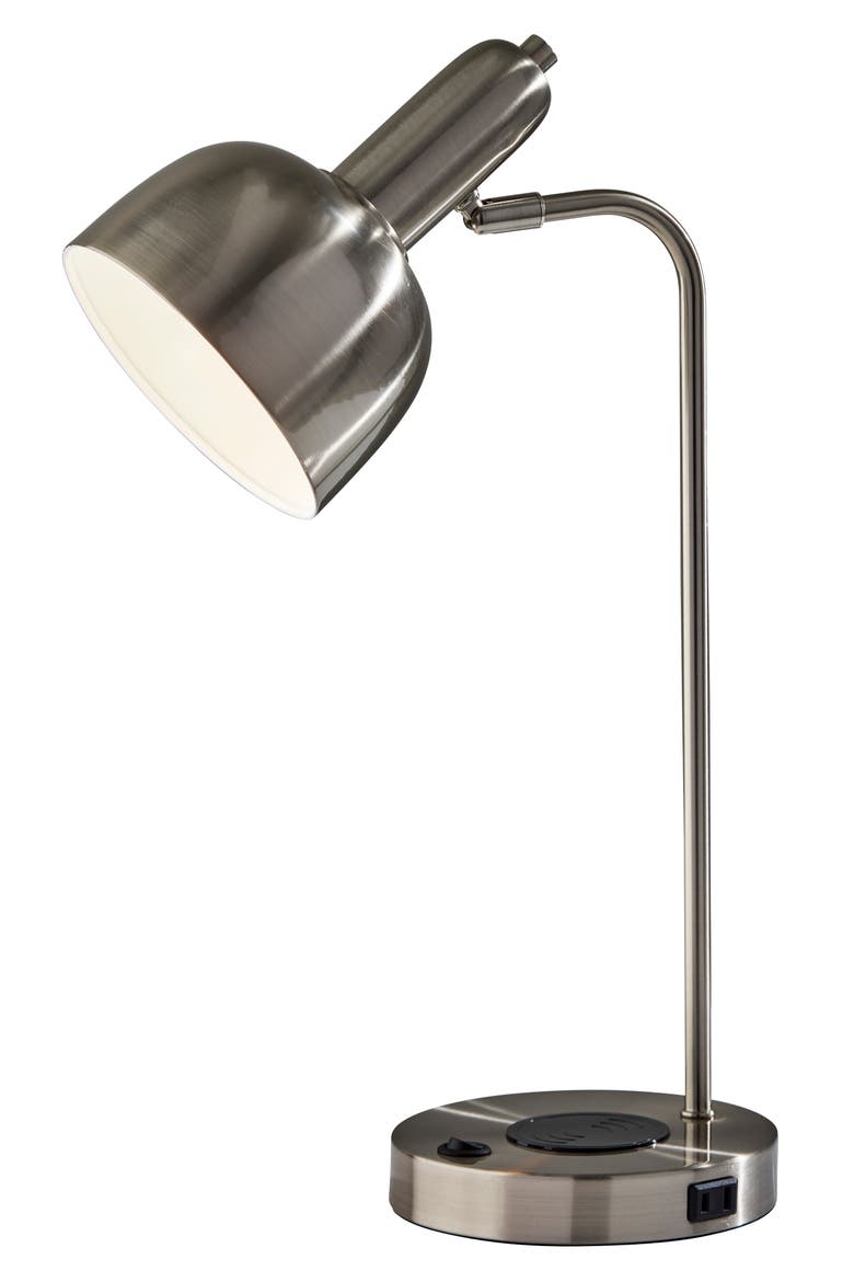 Rico Supercharger Desk Lamp, Main, color, BRUSHED STEEL