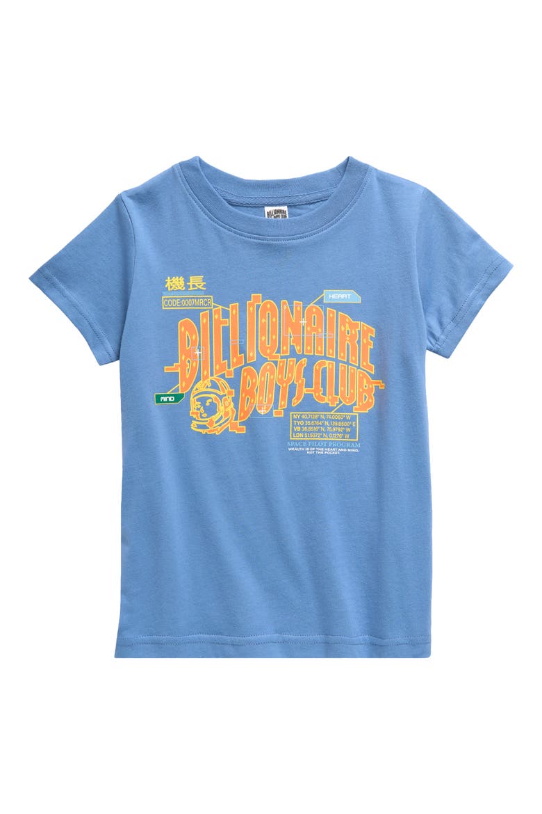 Kids' System Cotton Graphic T-Shirt, Main, color, RIVIERA