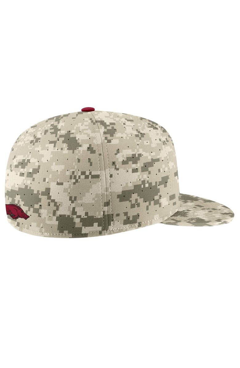 Nike Men's Nike Camo Arkansas Razorbacks Aero True Baseball Performance Fitted Hat, Alternate, color, 