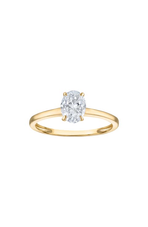 14K Gold Lab Grown Diamond Ring