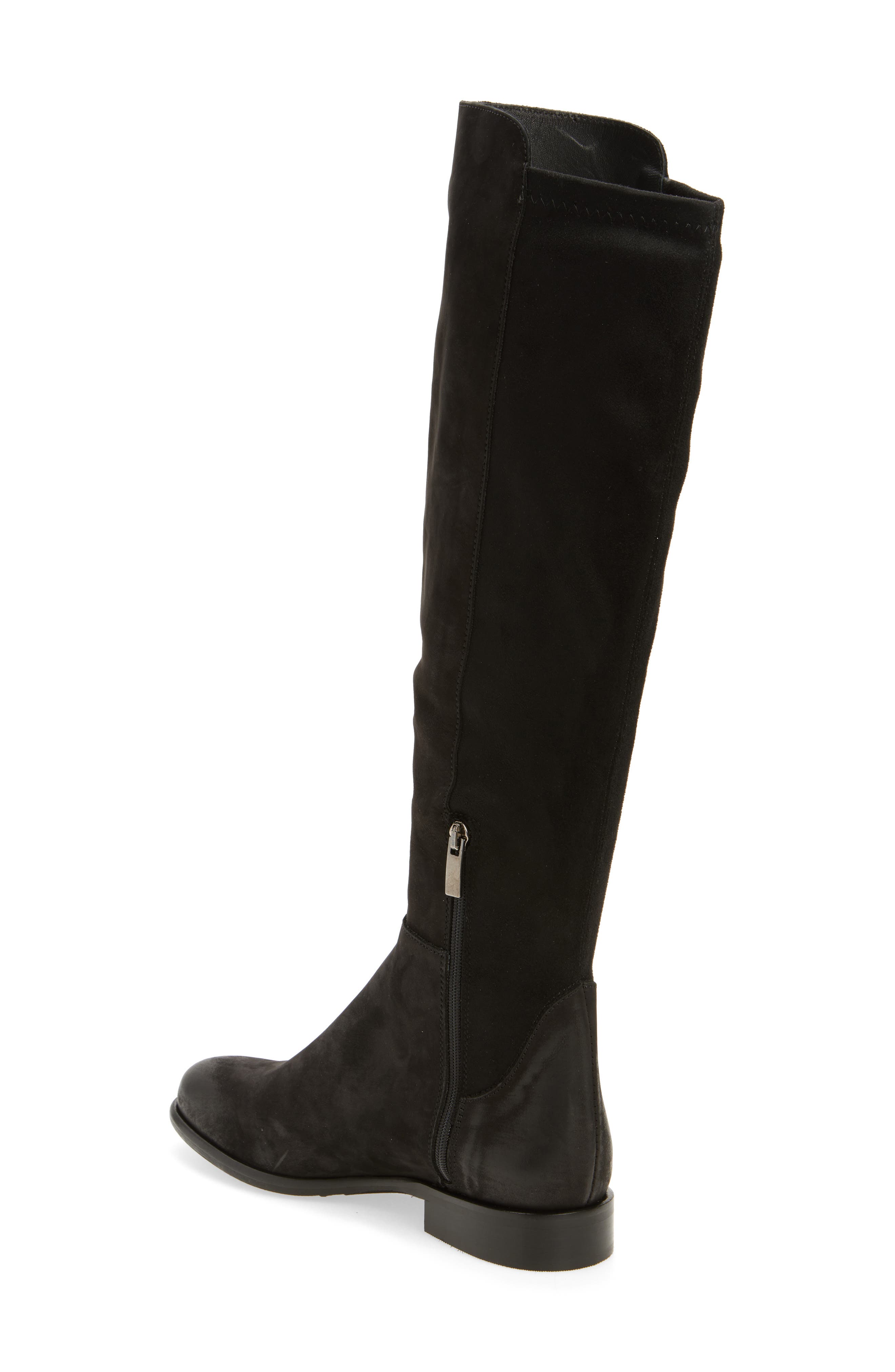 Cordani Bethany Knee High Boot, Alternate, color, Black Nubuck