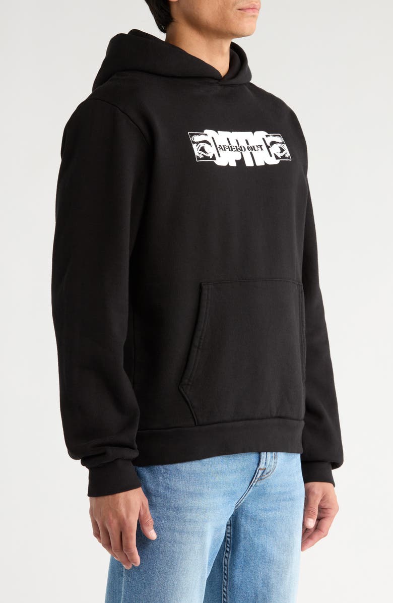 Afield Out Optic Graphic Hoodie, Alternate, color, Black