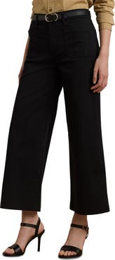 Lauren Ralph Lauren Stretch Cotton Twill Crop Pants