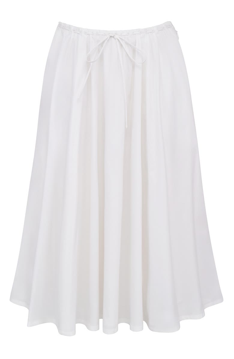 HOUSE OF CB Cora Gathered Lace-Up Skirt, Alternate, color,