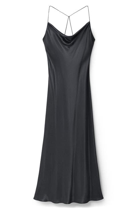 Satin Midi Dress