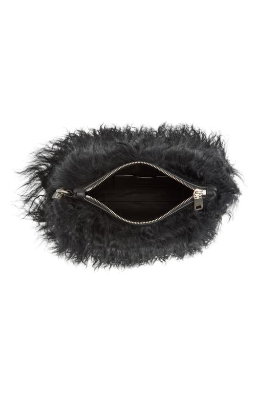 Dolce & Gabbana Dolce&gabbana Targhetta Genuine Shearling Clutch