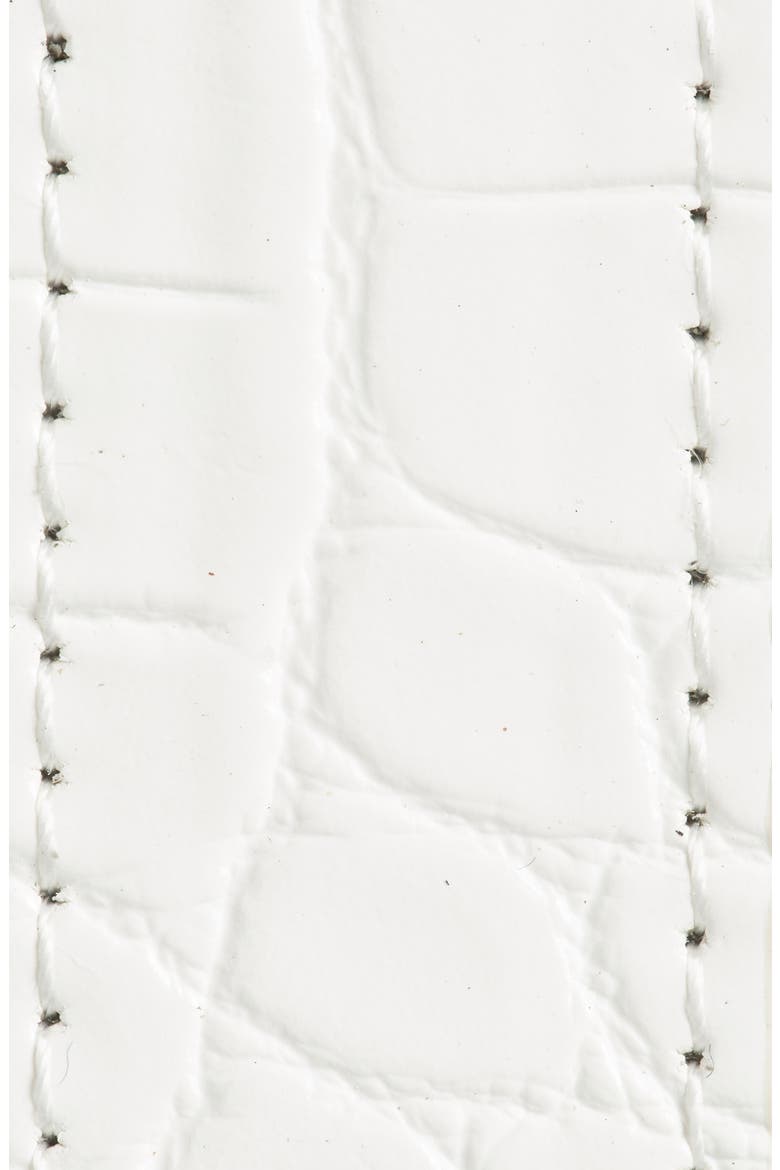 Tulsa Croc Embossed Belt, Alternate, color, IVORY CROC