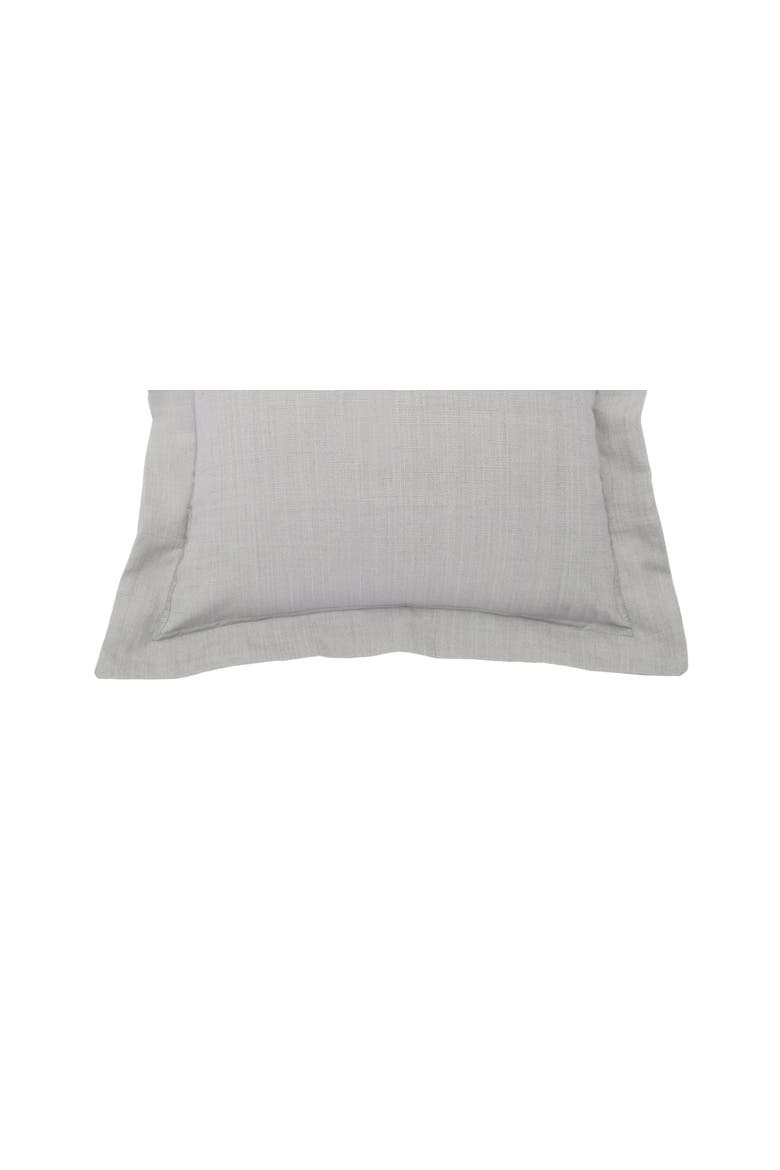 Boulder Flange Accent Pillow, Alternate, color, Gray