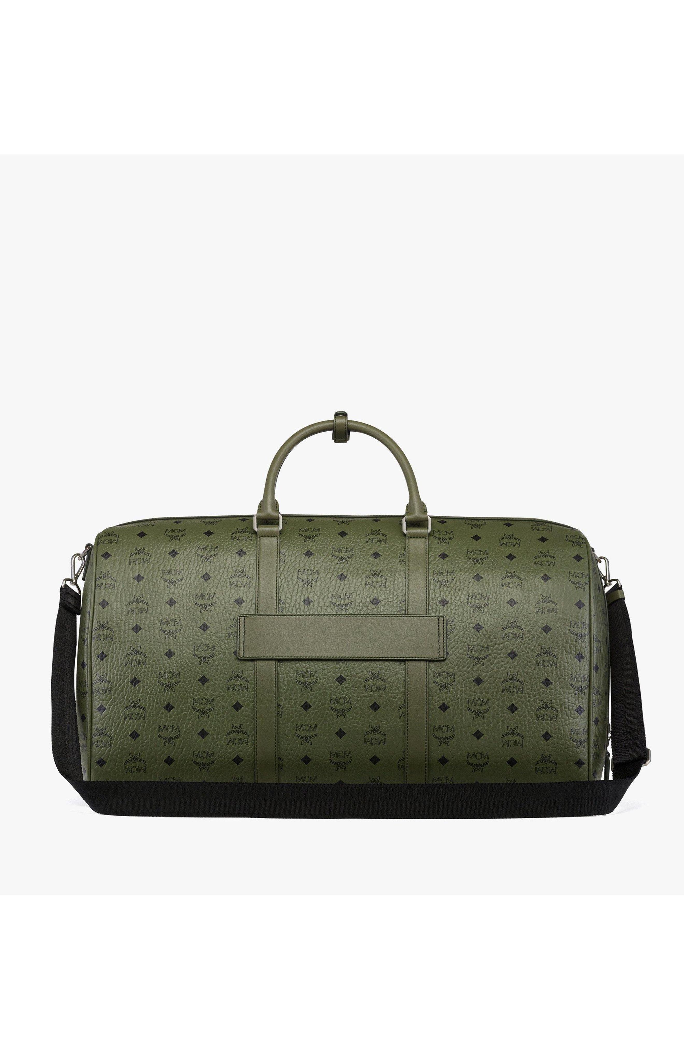 X-Large Ottomar Weekender Bag in Visetos, Alternate, color, Khaki Moss