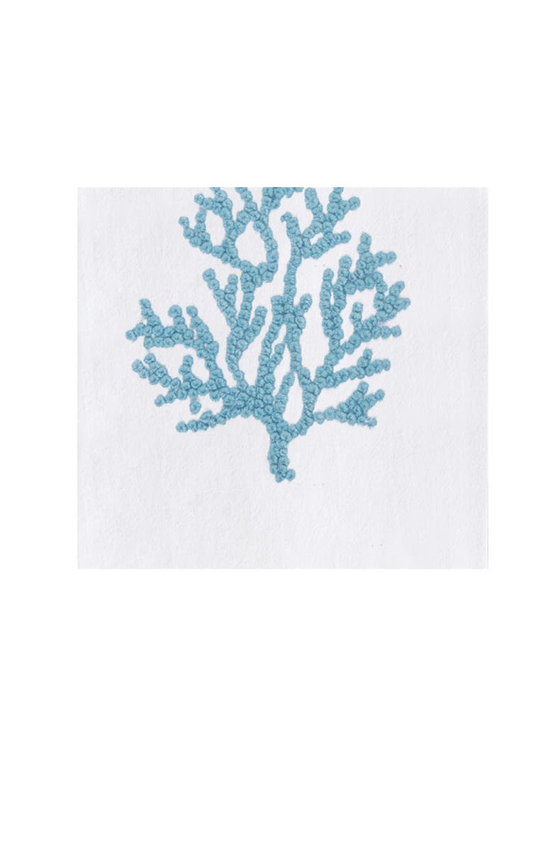 C&F Home Blue Coral 100% Cotton Flour Sack Dishtowel, Alternate, color, Blue
