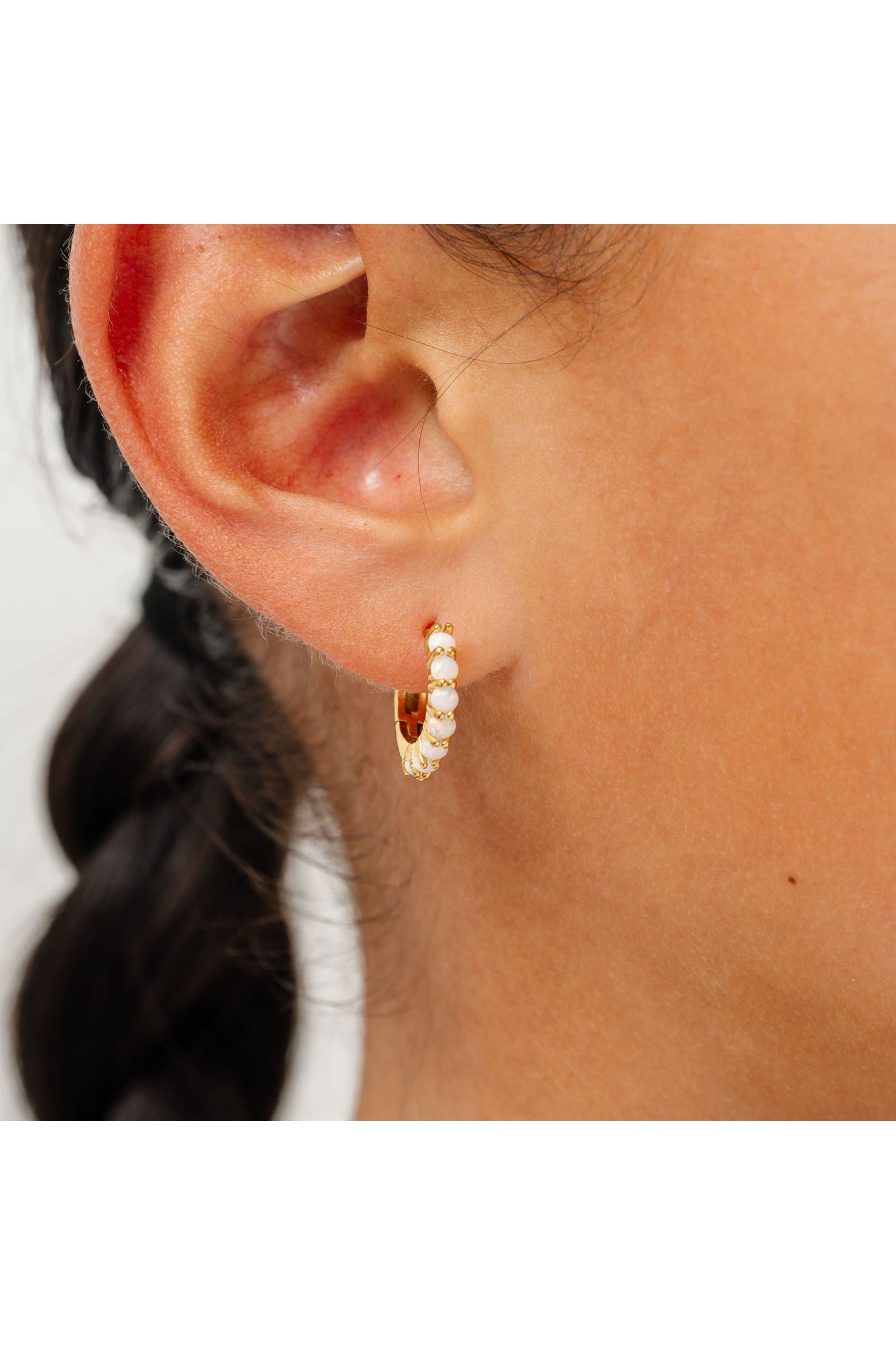 Pip Restaurant Pip Pop Opal Hypoallergenic Hoop Earrings | Nordstrom