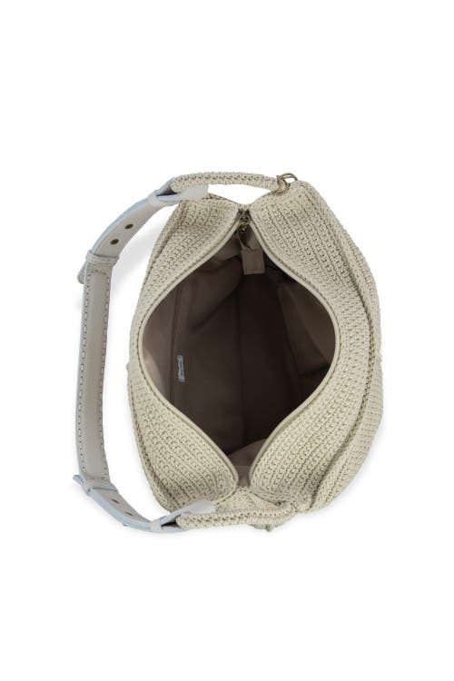 The Sak Los Feliz Hobo Bag In Ecru