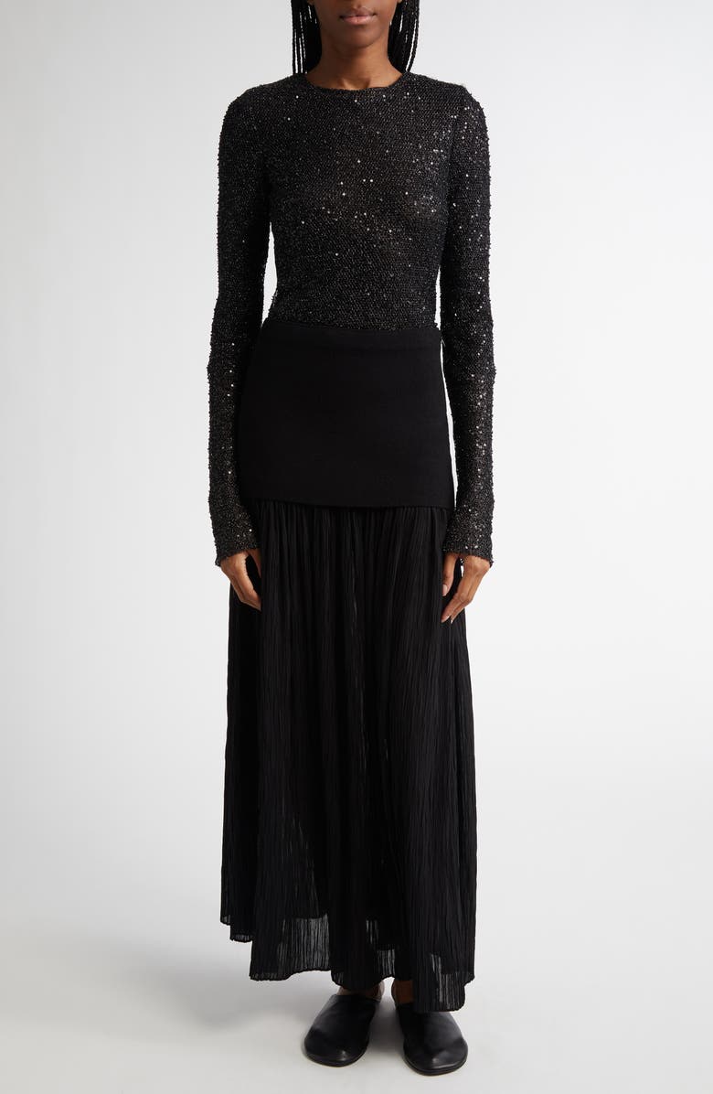 Proenza Schouler Sophie Open Stitch Sequin Top, Alternate, color, 