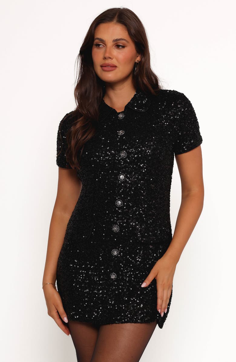 Petal & Pup McKenzie Sequin Minidress, Alternate, color,