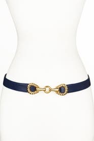 Raina Belts Rider Circle Buckle Leather Belt