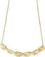 COG Braid Pendant - 14K Gold Plate